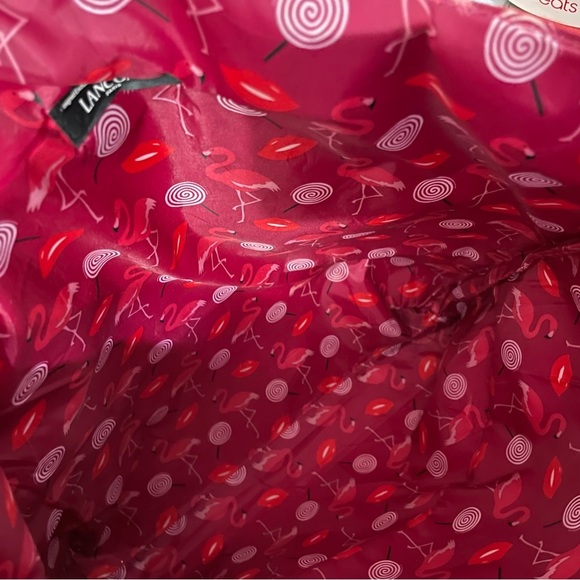 Lancôme Paris Shoulder Bag- Red Pink- Large - Picture 5 of 5